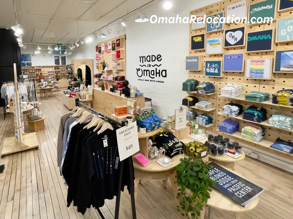 Made in Omaha store in Old Market