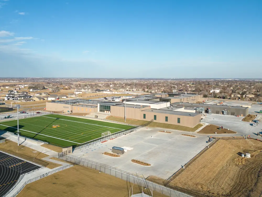 Gretna East High School - Aerial Image