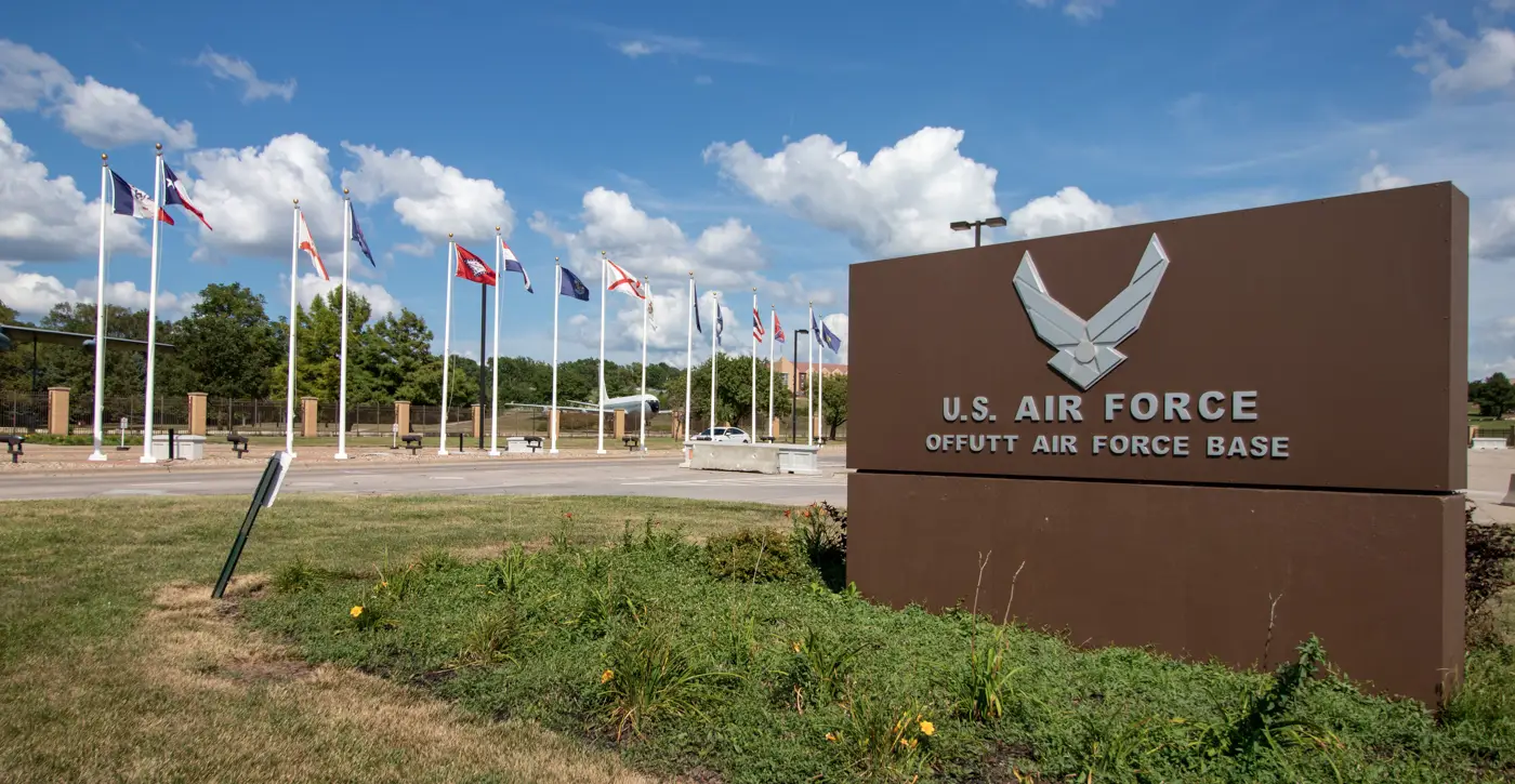 Offutt Air Force Base Entrance